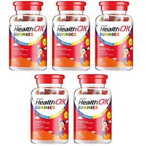 Health Ok Mankind Gummies Multivitamin And Multimineral For Kids | 30 Gummies X Pack Of 5