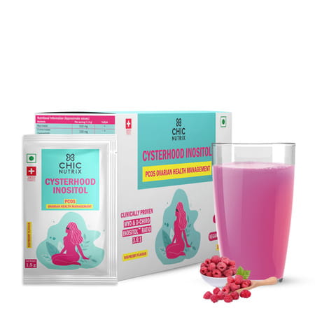 Chicnutrix Cysterhood Inositol - Pcos Ovarian Health Management | 20 Sachets