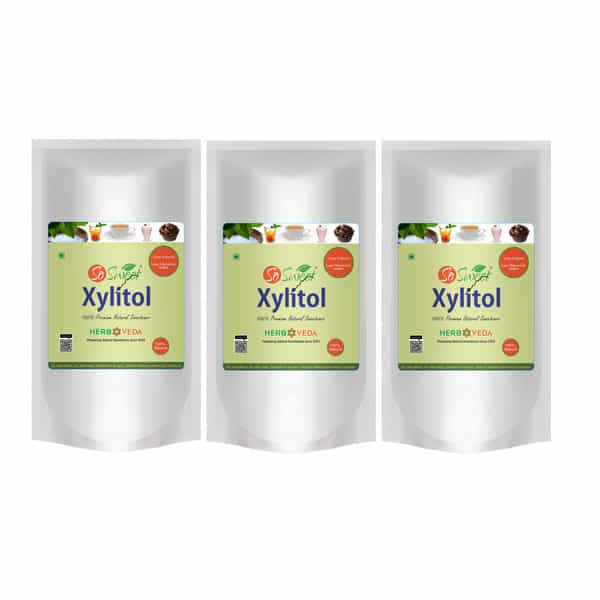 So Sweet Xylitol Powder 1Kg Natural Sweetener (Pack Of 3)