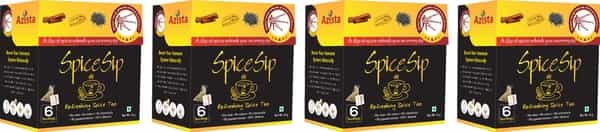 Spice Sip Immunity Boosting Herbal Tea - Pack Of 4 (4 X 12 G)