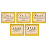 Khadi Abeers Herbal Handmade Chandan Haldi Soap With Essential Oils | 125Gm (Pack Of 5)