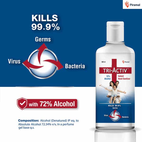 Tri-Activ Instant Hand Sanitizer (500Ml)