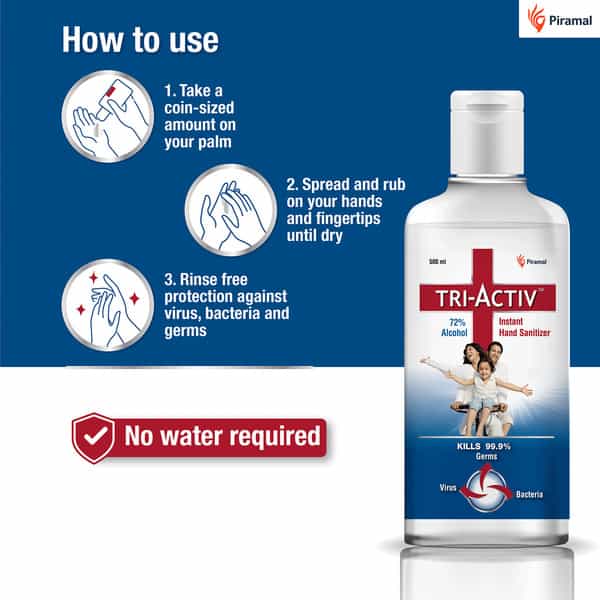 Tri-Activ Instant Hand Sanitizer (500Ml)