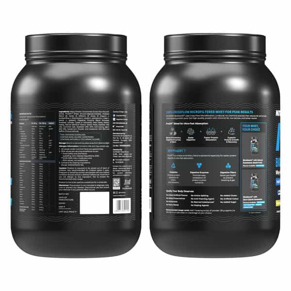 Nutrabay Bioabsorb Whey Protein Powder | Prodifi Blend | 26G Per Scoop | Kesar Badam Pista - 1Kg
