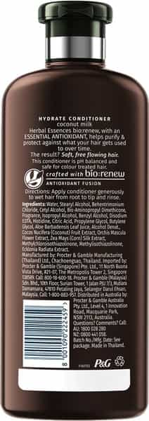 Herbal Essences Bio Renew Hydrate Coconut Milk Conditioner - 400Ml