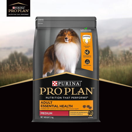 Purina Pro Plan Adult Dog Kibble Food For Medium Sized Dogs | 3Kg Pack