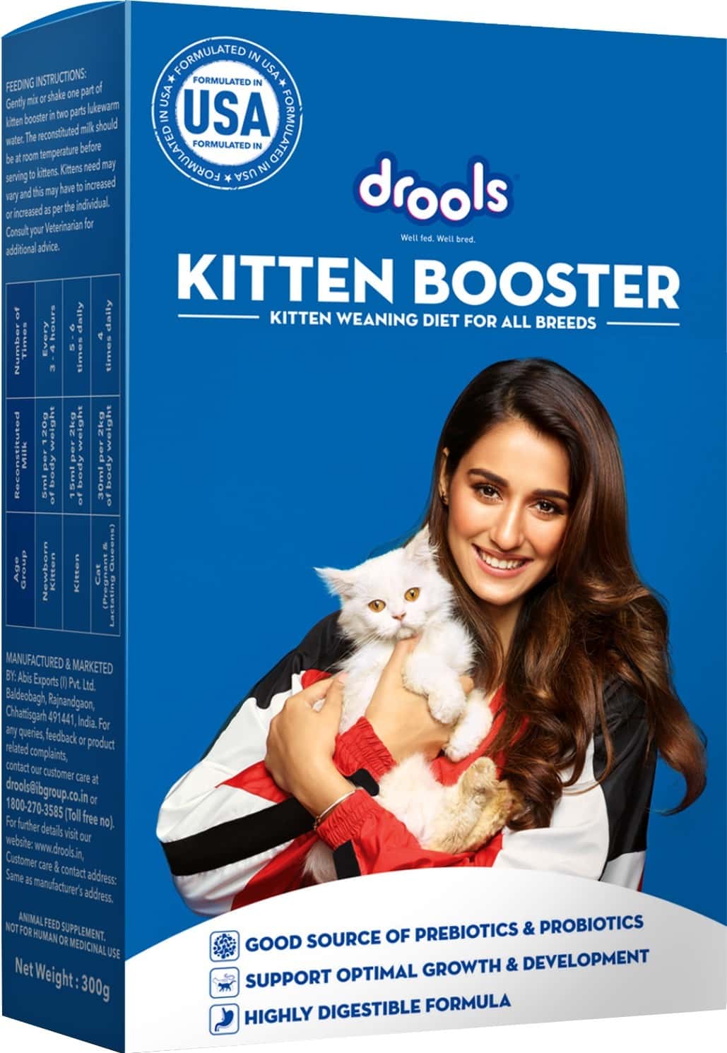 Drools Kitten Booster - Kitten Weaning Diet For All Breeds 300g