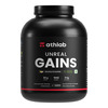 Athlab Unreal Gains Mass Gainer | Naturally Flavoured & Sweetened - Banana Smoothie | 3 Kg