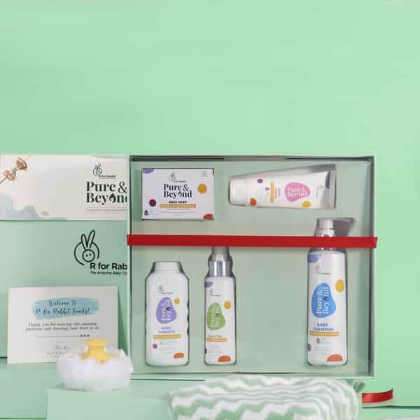 R For Rabbit Gift Box: Shampoo-200Ml|Coconut Oil-100Ml|Cream-50G|Soap-75G|Powder-100G