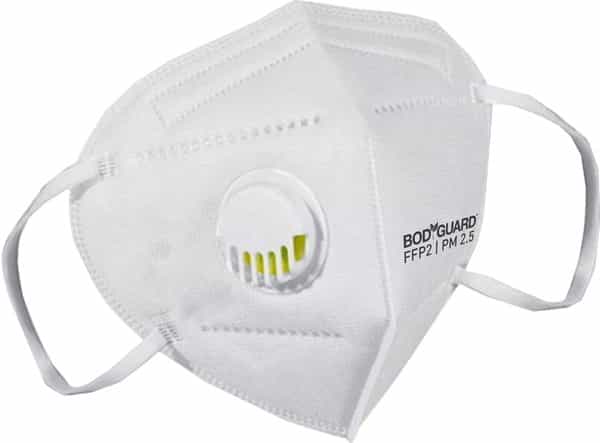 Bodyguard N95 + Pm2.5 Ffp2 Anti Pollution Face Mask With 5 Layers Protection - Pack Of 1