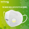 Bodyguard N95 + Pm2.5 Ffp2 Anti Pollution Face Mask With 5 Layers Protection - Pack Of 1