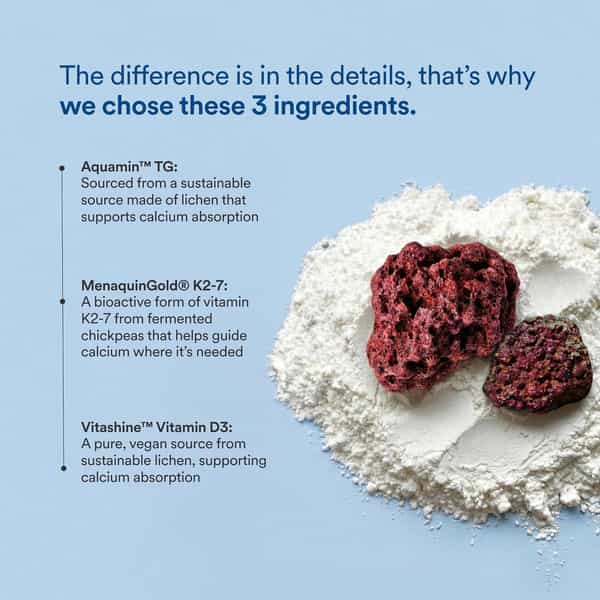 Origins Nutra Plant-Based Calcium Made With Aquamin® Tg 3-In-1 Formula | 56 Veg Tablets