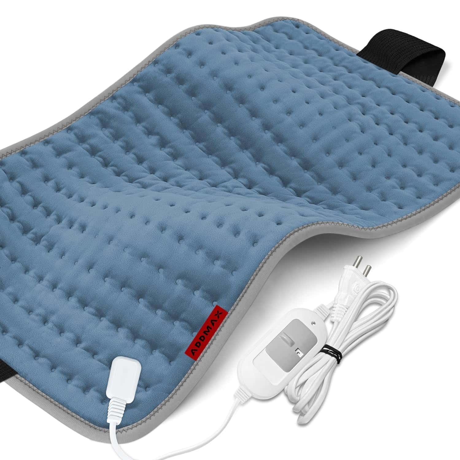 Addmax Orthopaedic Heating Pad - Xl Size Electric Heat Belt For Back Pain & Period Cramps