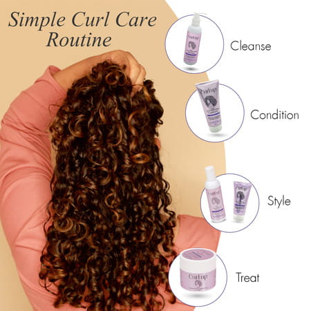 Curl Up Weightless Curl Enhancing Mousse Adds Shine & Defines Curly Hair | Wavy & Curly Hair - 150ml