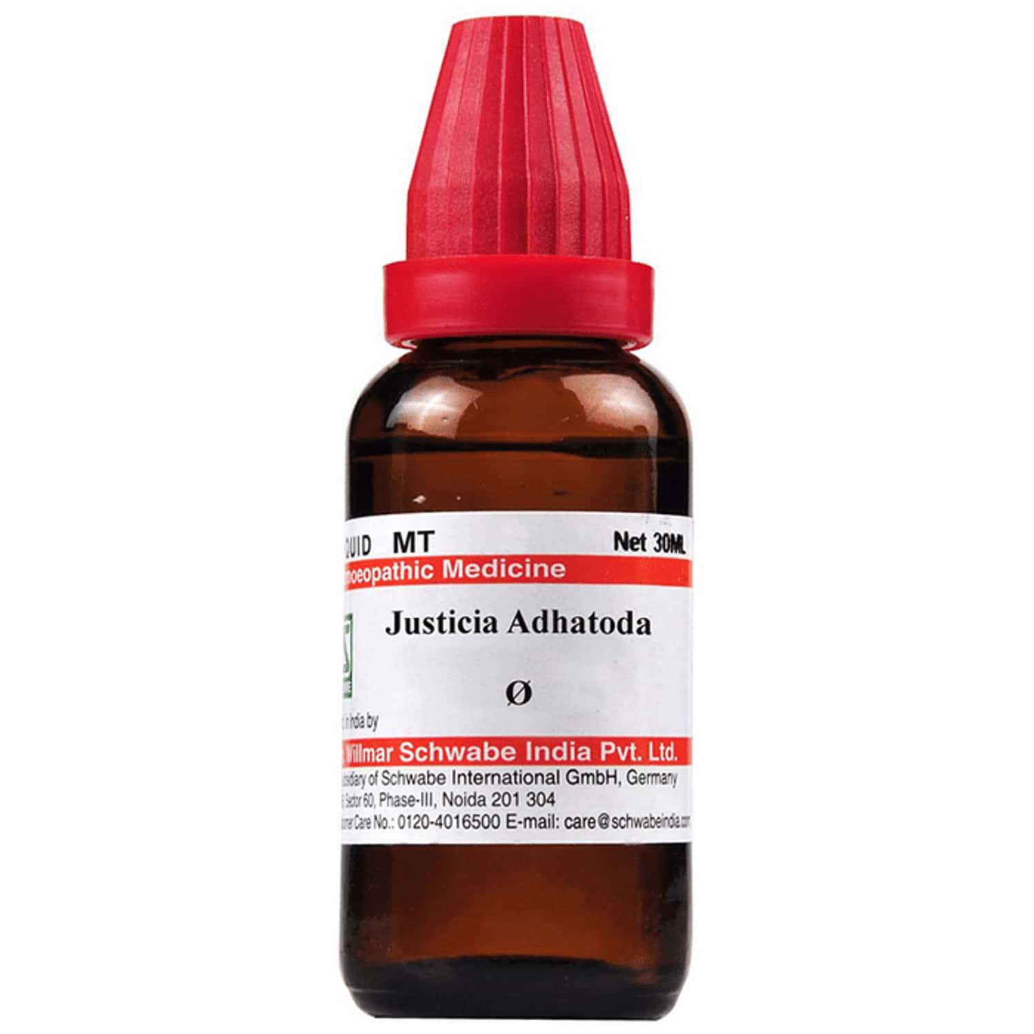 Dr. Willmar Schwabe India Justicia Adhatoda Mother Tincture Q 30 Ml