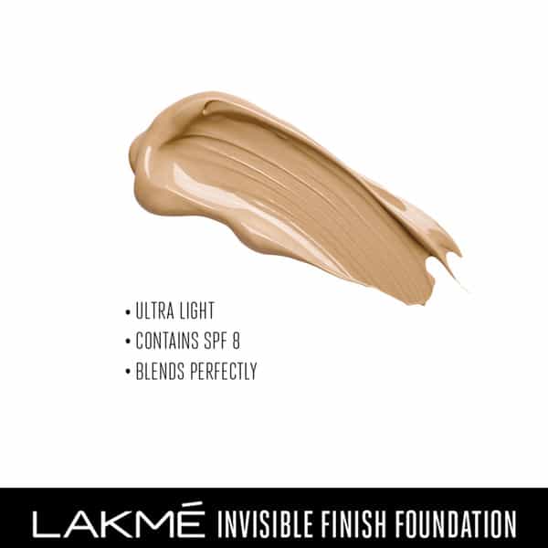 Lakme Invisible Finish Spf 8 Foundation Shade 04 25 Ml