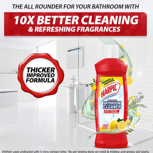 Harpic Lemon Bathroom Cleaner  Bottle Of 200 Ml