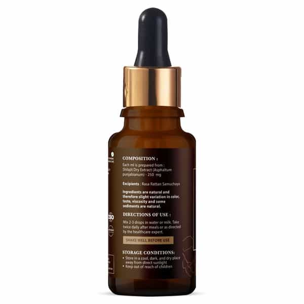 Nirvasa Pure Shilajit Liquid | Vigour And Vitality For Men ( 30 Ml)