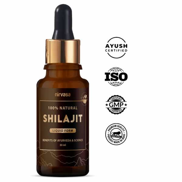 Nirvasa Pure Shilajit Liquid | Vigour And Vitality For Men ( 30 Ml)