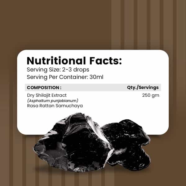 Nirvasa Pure Shilajit Liquid | Vigour And Vitality For Men ( 30 Ml)