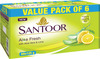 Santoor Aloe Fresh Soap 125 G (Pack Of 6)