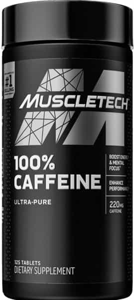 Muscletech 100% Caffeine 125 Tablet(S)