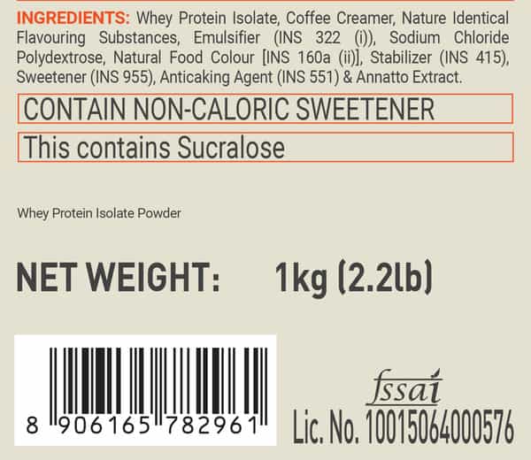 Fuel One Whey Iso-Max | Whey Protein Isolate | 28G Protein (Mango | 1Kg / 2.2Lb) | No Added Sugars