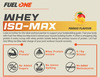 Fuel One Whey Iso-Max | Whey Protein Isolate | 28g Protein (Mango | 1kg / 2.2lb) | No Added Sugars