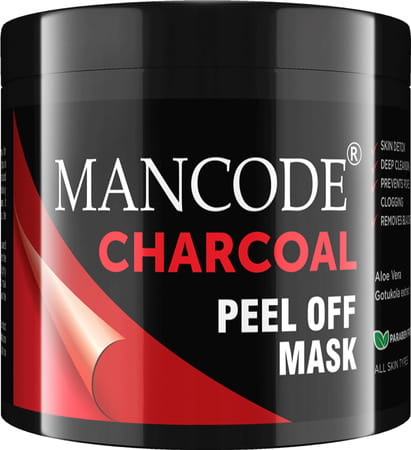 Mancode Charcoal Peel Off Mask 100gm