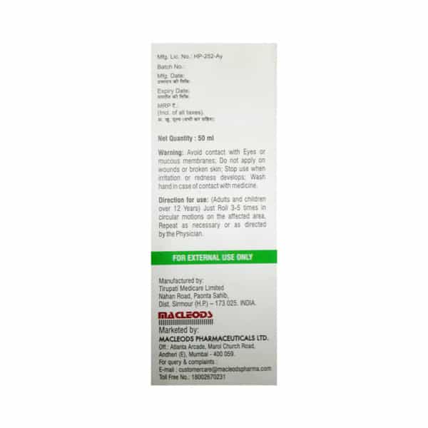 Macgesia Bottle Of 50Ml Pain Relief Roll On