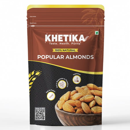 Khetika Naturale Popular Almonds 500g
