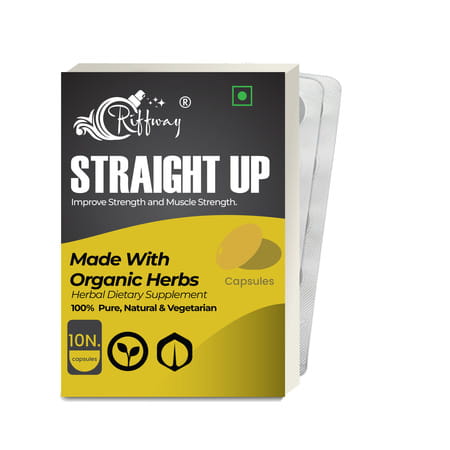 Straight Up Wellness Capsule For Men | Energy | Power & Immunity (20 Caps)