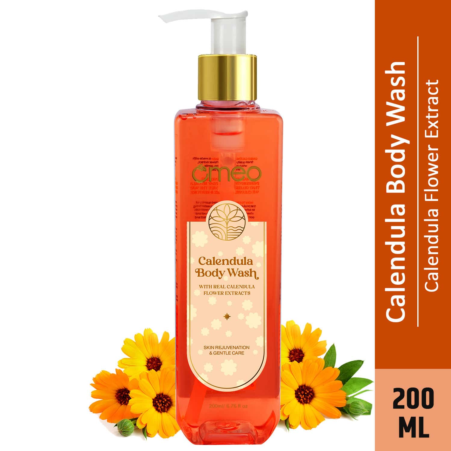 Omeo Calendula Body Wash Shower Gel For Men & Women - 200ml