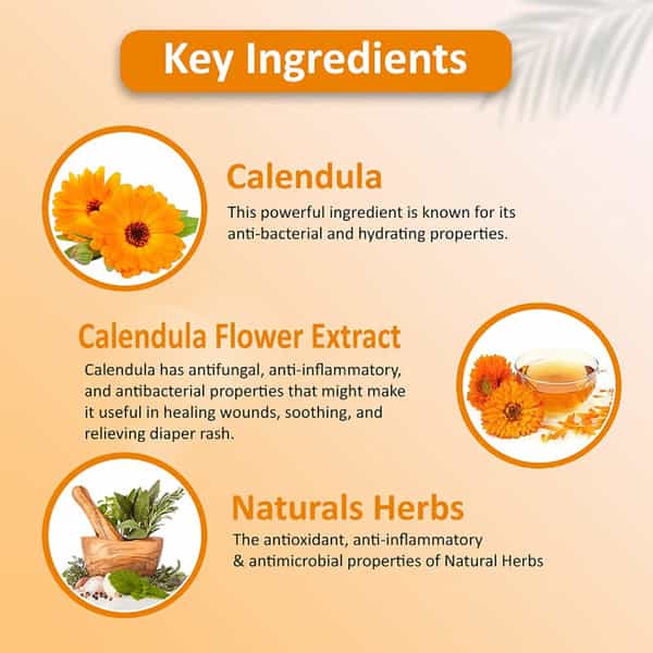 Omeo Calendula Body Wash Shower Gel For Men & Women - 200Ml