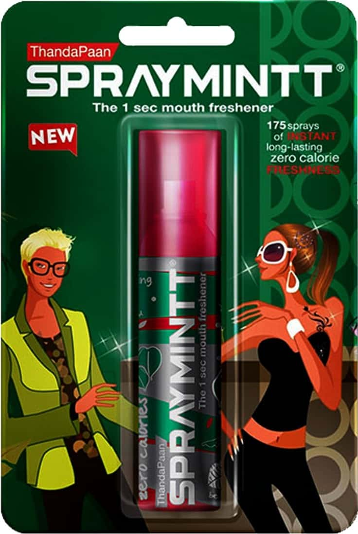 Spraymintt Mouth Freshener Thanda Pan Flavour 15grm