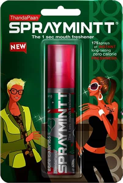 Spraymintt Mouth Freshener Thanda Pan Flavour 15Grm
