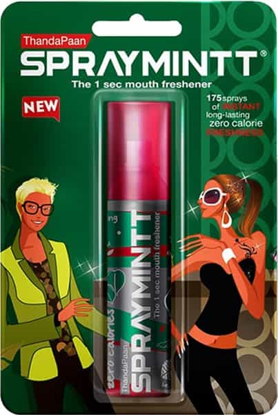Spraymintt Mouth Freshener Thanda Pan Flavour 15Grm