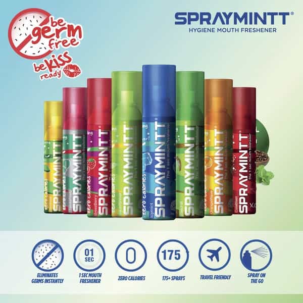 Spraymintt Mouth Freshener Thanda Pan Flavour 15Grm