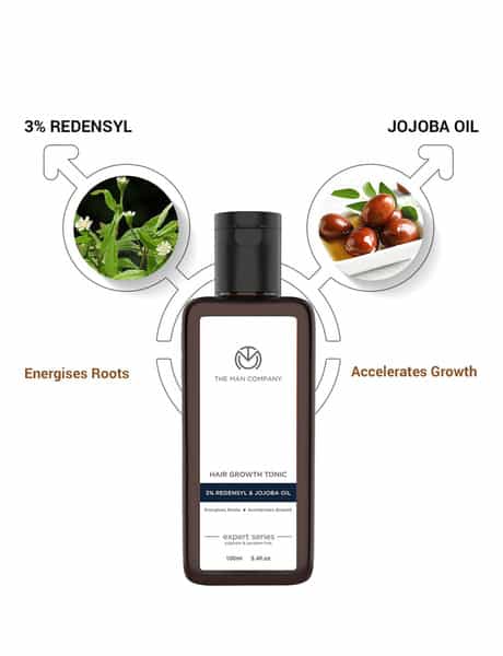 The Man Company Hair Growth Tonic | 3% Redensyl & Jojoba Oil - 100 Ml