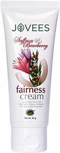 Jovees Saffron And Bearberry Fairness Cream 60 Gm