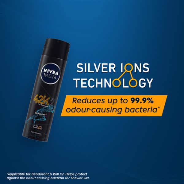 Nivea 42K Deodorant For Runners - 150 Ml