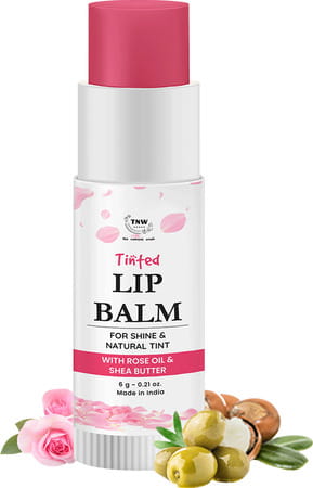 Tnw-The Natural Wash Rose Tinted Lip Balm For Soft & Moisturized Lips | Lip Balm - 6 G
