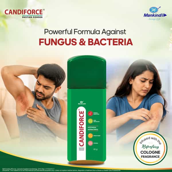 Candiforce 1% Dusting Powder 60Gm