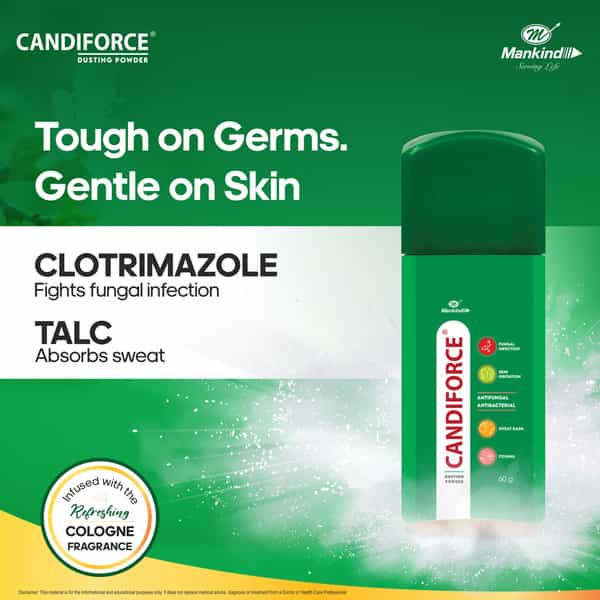 Candiforce 1% Dusting Powder 60Gm