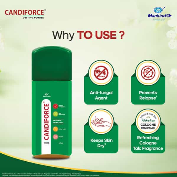Candiforce 1% Dusting Powder 60Gm