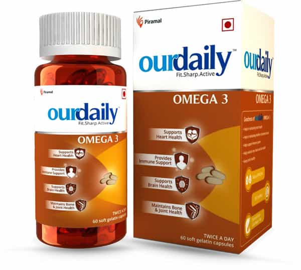 Ourdaily Omega 3-1000Mg - 60 Capsules