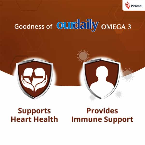 Ourdaily Omega 3-1000Mg - 60 Capsules