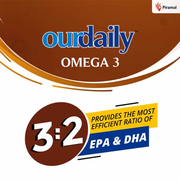 Ourdaily Omega 3-1000Mg - 60 Capsules