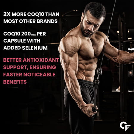 Carbamide Forte Coenzyme Q10 (Coq10) 200mg With Piperine 5mg 60 Capsules