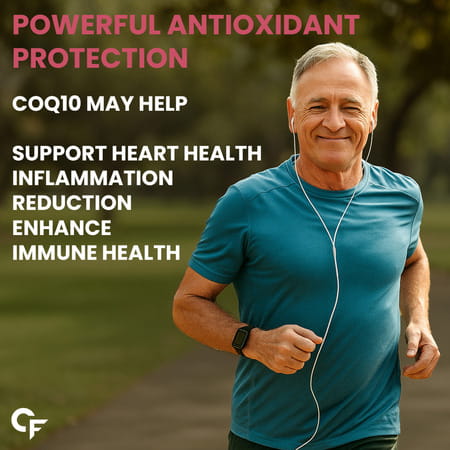 Carbamide Forte Coenzyme Q10 (Coq10) 200mg With Piperine 5mg 60 Capsules